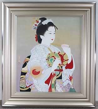 宮下壽紀、【羯鼓の舞】、希少な額装用画集より、美品、新品額装付 imgrc0077627104.jpg